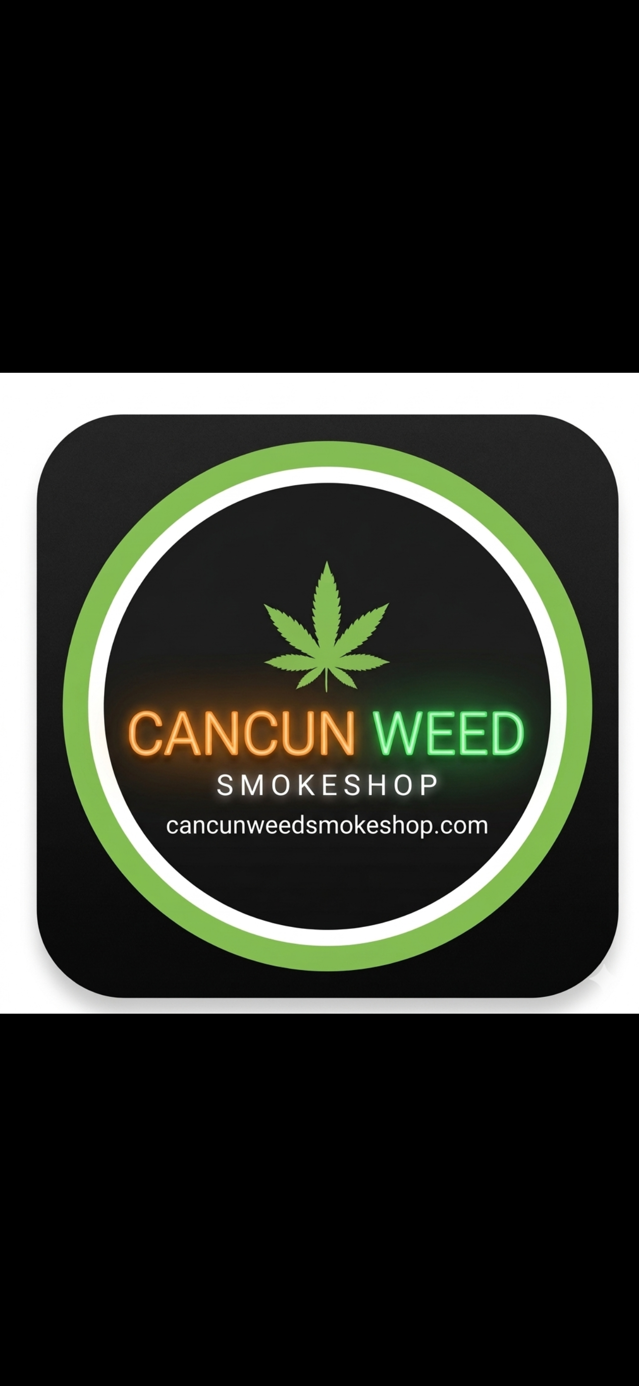 Cancun Weed Smokeshop Official Logo - Cannabis Dispensary Cancun, Weed Delivery Hotel Zone Mexico
