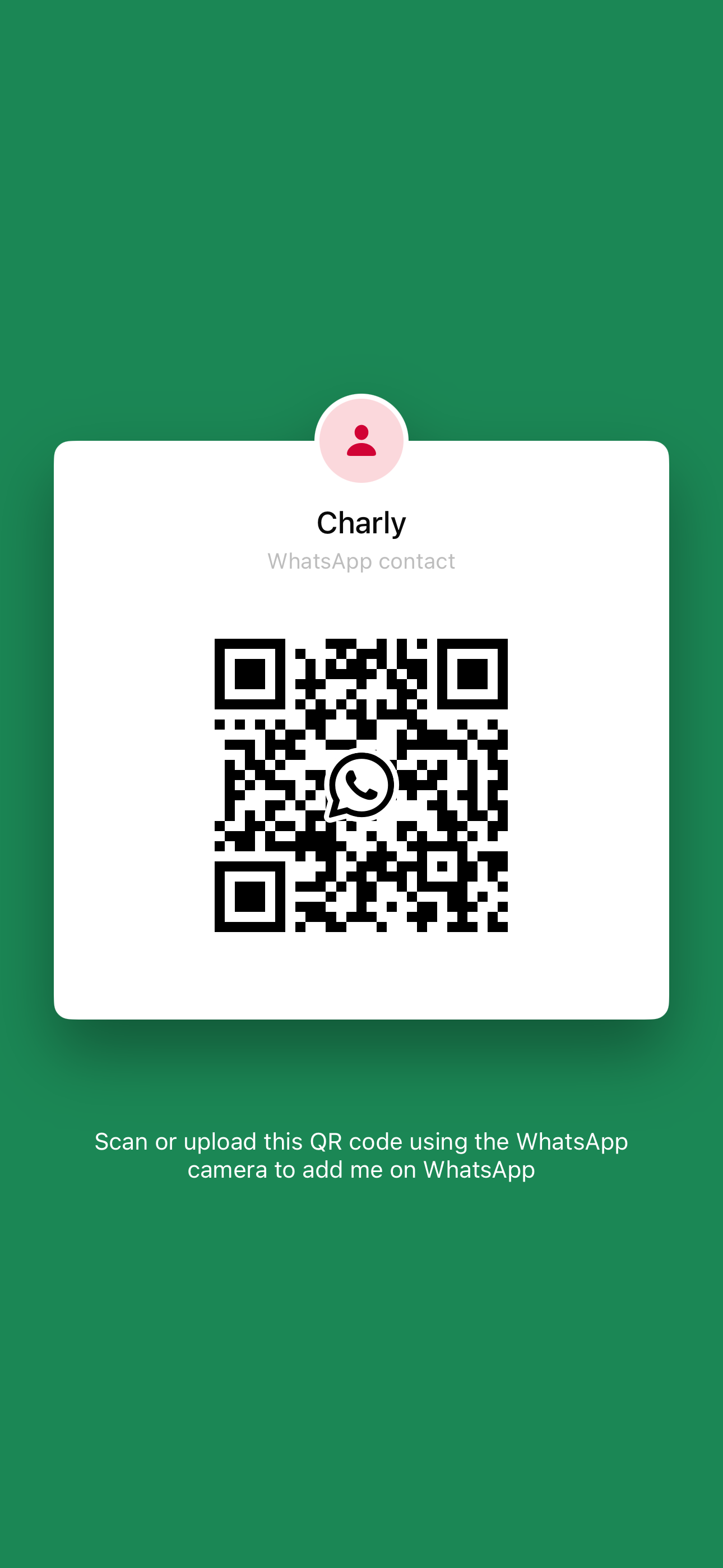 Scan QR code to contact us on WhatsApp